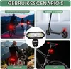 Fanalino posteriore per bicicletta con luce lampeggiante a Anteprima dell’immagine prodotto 2