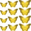 Oblique Unique 3D Schmetterlinge 12er Set aus Metall Produktbild-Vorschau 1