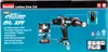 The image shows the packaging of a Makita cordless driver drill. The packaging is predominantly blue and features an image of the drill itself, along with various text and icons. Anteprima dell’immagine prodotto