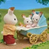 SYLVANIAN set conigli gemelli + passeggino 05432 Anteprima dell’immagine prodotto 14