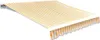 vidaXL Markisenbespannung Canvas Orange & Weiß 350x250 cm Produktbild-Vorschau 5