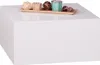 WOHNLING Couchtisch MONOBLOC Holztisch Weiß 60cm Produktbild-Vorschau 10
