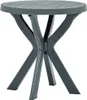 vidaXL Bistro stôl zelený Ø70 cm Plastový Náhľad obrázku produktu 5
