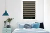 Fensterrollo Doppelrollo Klemmfix ohne Bohren mit Seitenzug Produktbild-Vorschau 8