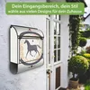 banjado Design Briefkasten Stahl schwarz mit Zeitungsfach Produktbild-Vorschau 3