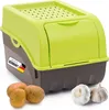 Novaliv 1x Mittel 5L Kartoffelbox grün Kartoffelkorb Produktbild-Vorschau 1