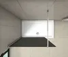 Aica Schwarze walk in Dusche 90x200cm Duschwand 8mm Produktbild-Vorschau 3