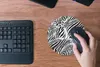MuchoWow® Mauspad Mousepad Muster - Zebramuster - Schwarz Produktbild-Vorschau 4