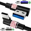 3.2 Gen1 USB-A auf USB-C 90° Winkelkabel Ladekabel nylon Produktbild-Vorschau 1