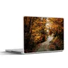 MuchoWow® Laptop Aufkleber Sticker Cover Herbstwald - Weg - Produktbild-Vorschau 1