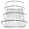 A chrome-plated kitchen rack with multiple tiers. Produktbild-Vorschau