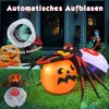 COSTWAY Aufblasbare Halloween-Spinne, Gruselige Produktbild-Vorschau 5