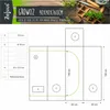 ZELSIUS Grow Tent 40 x 40 x 160 cm schwarz/grün Produktbild-Vorschau 7