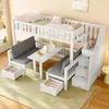 Sweiko Lit mezzanine multifonctionnel, 90x200cm, lit et Voir les images du produit 2
