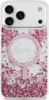A clear product shot of a pink and clear iPhone case with glitter. Náhled obrázku produktu