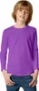 Langarm-Shirt Kinder - lila, 116 (5-7 Jahre) Produktbild-Vorschau 4