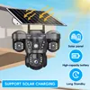 Solarkamera, 4G SIM Karte Outdoor Triple Lens 4MP (1440p) Produktbild-Vorschau 5