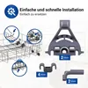 A collage of images showing dishwasher basket parts and installation instructions. Anteprima dell’immagine prodotto