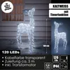 XL LED Acryl Hirschkuh Weihnachtsfigur 104cm beleuchtet Produktbild-Vorschau 2