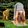 Relaxdays Statua di Buddha da giardino, resistente alle Anteprima dell’immagine prodotto 3