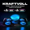 KLIM Cyclone - Laptop Kühler + Ständer + Maximale Kühlung + Produktbild-Vorschau 2
