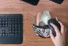 MuchoWow® Mauspad Mousepad Katze - Hose - Toilette 20x20 cm Produktbild-Vorschau 4