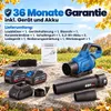 Akku Laubbläser, Akku laubsauger mit 2 x 5,2 Ah Akkus und Produktbild-Vorschau 8