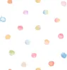 A pattern of colorful watercolor dots on a white background. Produktbild-Vorschau