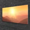 Acrylglasbilder 100x50 Wandbild Druck Sonne Gebirge Produktbild-Vorschau 2