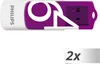 Philips Clé USB 2.0 Vivid, 64 Go, lot de 2, Couleur:Violet Voir les images du produit 1