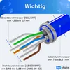 hb-digital Patchpanel 6 Port mit 6 x Keystone Module Cat 8 Produktbild-Vorschau 6