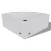 vidaXL Umývadlo s prepadom 45 x 32 x 12,5 cm biele - Náhľad obrázku produktu 7