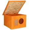 Springos® Katzenhaus aus Holz Outdoor Katzenhütte 49,5 x 58 Produktbild-Vorschau 5
