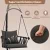 GOPLUS Hängesessel mit Gestell &Gurte, Hängeschaukel Produktbild-Vorschau 3