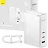 MOBILES WALL-LADEGERÄT 140 W/Weiß CCGP100202 BASEUS Náhľad obrázku produktu 7