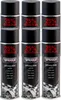 6 x Auto Lackspray Dose Spraila Schwarz Matt 500ml Produktbild-Vorschau 1