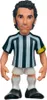 A figurine of a soccer player in a black and white striped jersey. Podgląd zdjęcia produktu