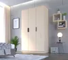 PAWS MOBEL Armadio inclinabile beige 120x52x200 cm, armadio Anteprima dell’immagine prodotto 2
