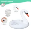 Aufblasbarer Schwan Pool Float mit sieben farbigen Produktbild-Vorschau 4