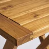 Table pliante Relaxdays en bois d'acacia, pour le salon, le Voir les images du produit 7
