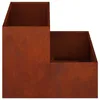 vidaXL Sadzarka ogrodowa Rusty 100 x 60 x 45 cm Stal Podgląd zdjęcia produktu 6