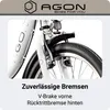 Agon Cruiser 20 Zoll Klapprad weiß Produktbild-Vorschau 4