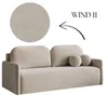 DEKORI Skandinavisches Sofa MALVA – 3-Sitzer Stoffsofa mit Produktbild-Vorschau 3