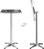 Esstisch | quadratischer Bistrotisch  Aluminium Produktbild-Vorschau 4
