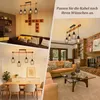 ZMH Lampada da soffitto in legno, lampada da corridoio Anteprima dell’immagine prodotto 2