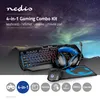 Nedis Gck41100Bkus Gaming Combo Kit 4 In 1 Toetsenbord, Produktbild-Vorschau 2