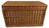 Truhe mit Deckel aus Weide braun natur 90x54x50 cm Produktbild-Vorschau 5