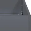 vidaXL Fioriera antracite 120 x 40 x 40 cm Acciaio laminato Anteprima dell’immagine prodotto 7