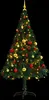 vidaXL Albero di Natale artificiale con luci e palline Anteprima dell’immagine prodotto 7
