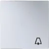 Jung A 590 KAL Wippe mit Symbol Klingel aluminium A500 A Produktbild-Vorschau 3